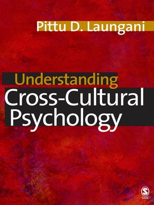 cover image of Understanding Cross-Cultural Psychology